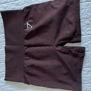 Gymshark Vital Seamless Shorts - Cherry Brown